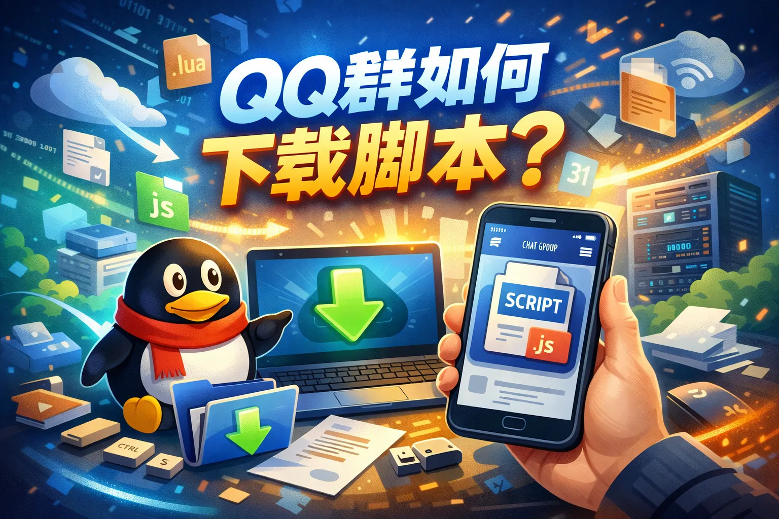 qq群如何下载脚本