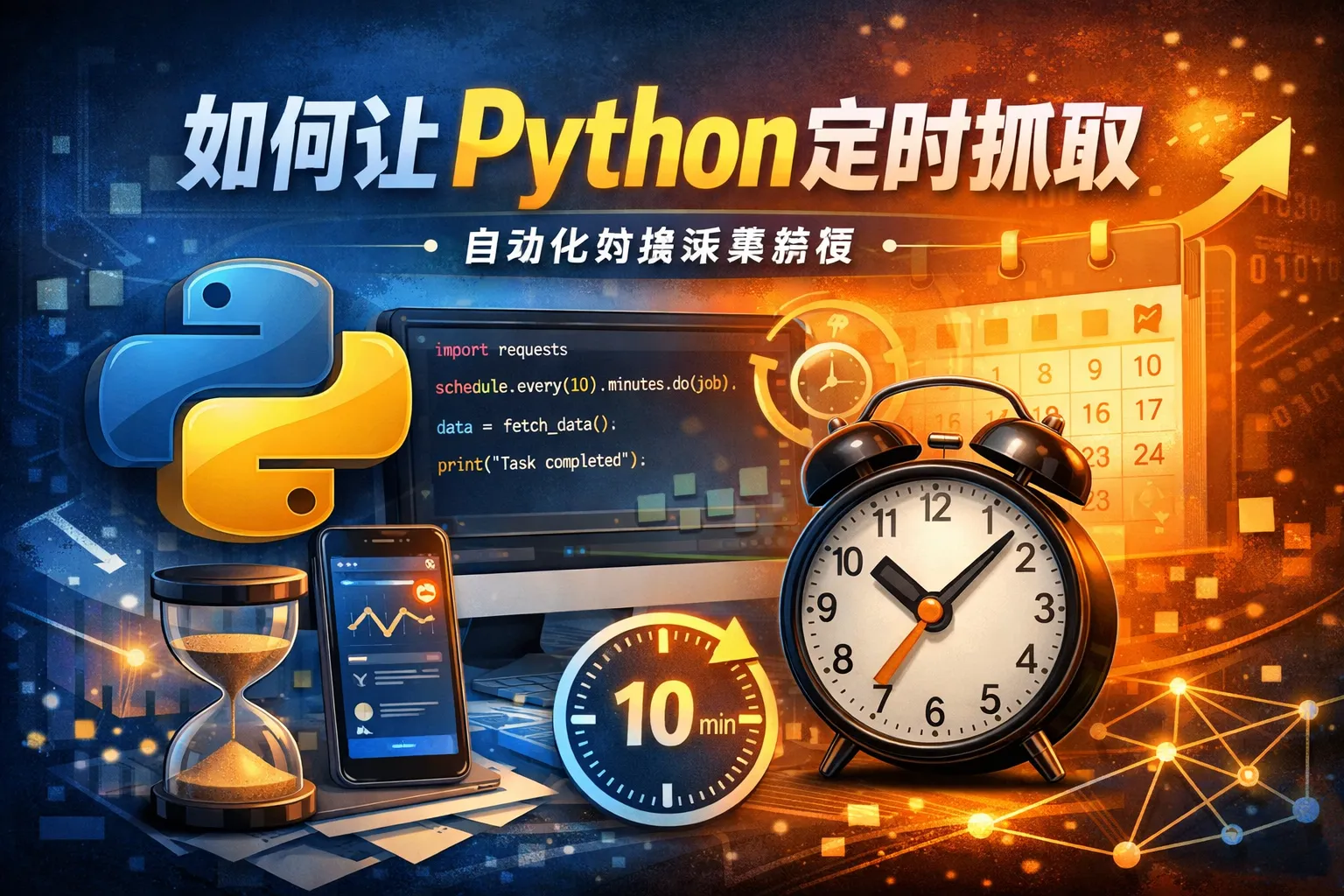 如何让python定时抓取
