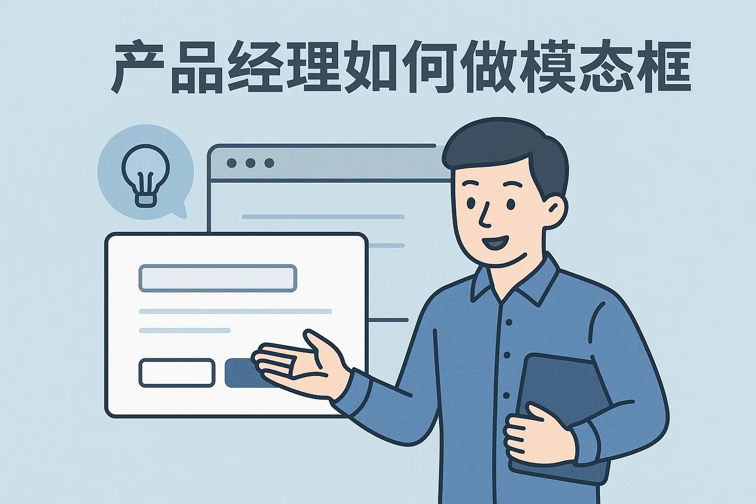 产品经理如何做模态框