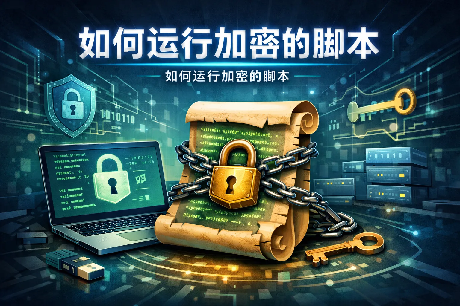 如何运行加密的脚本