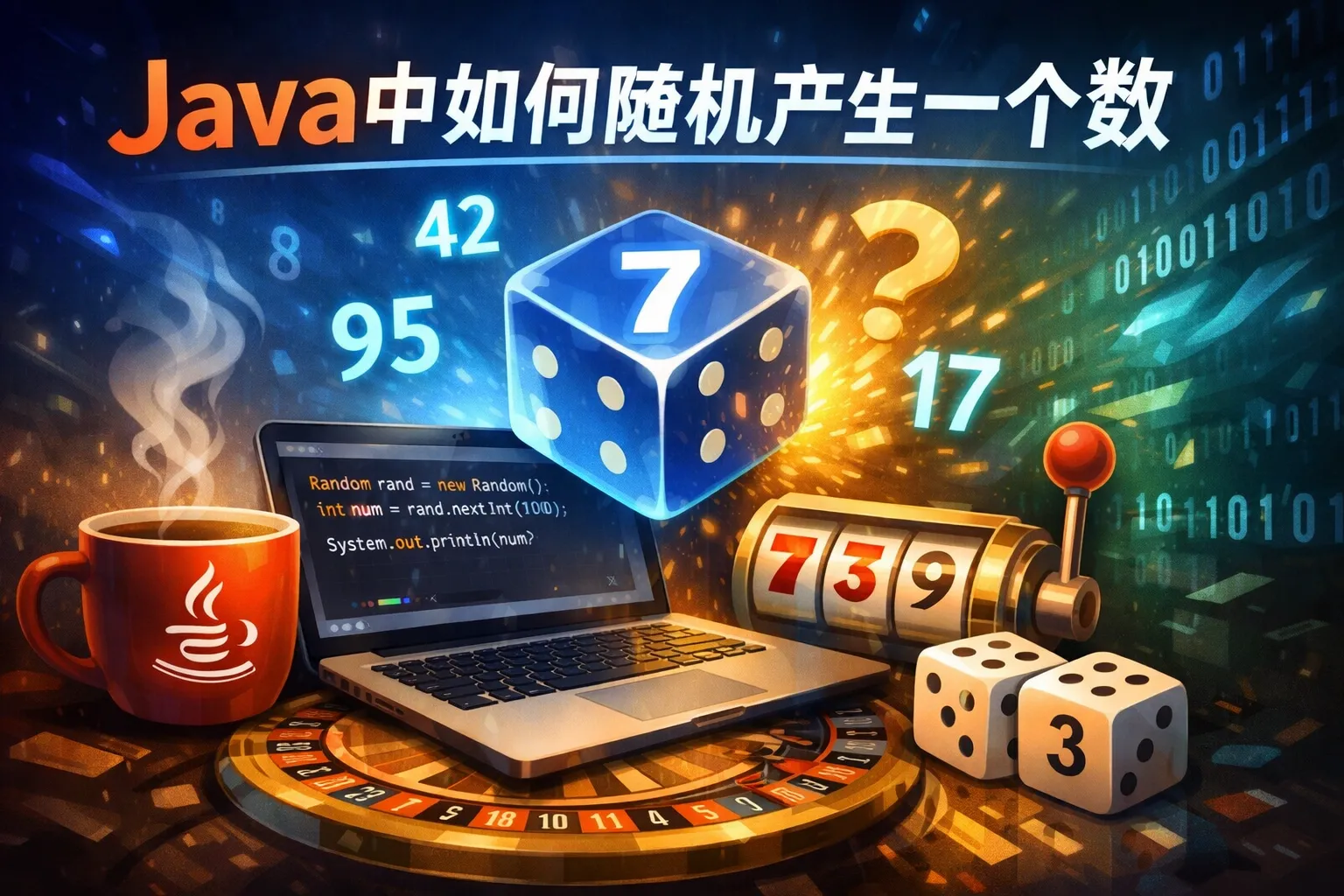 java中如何随机产生一个数