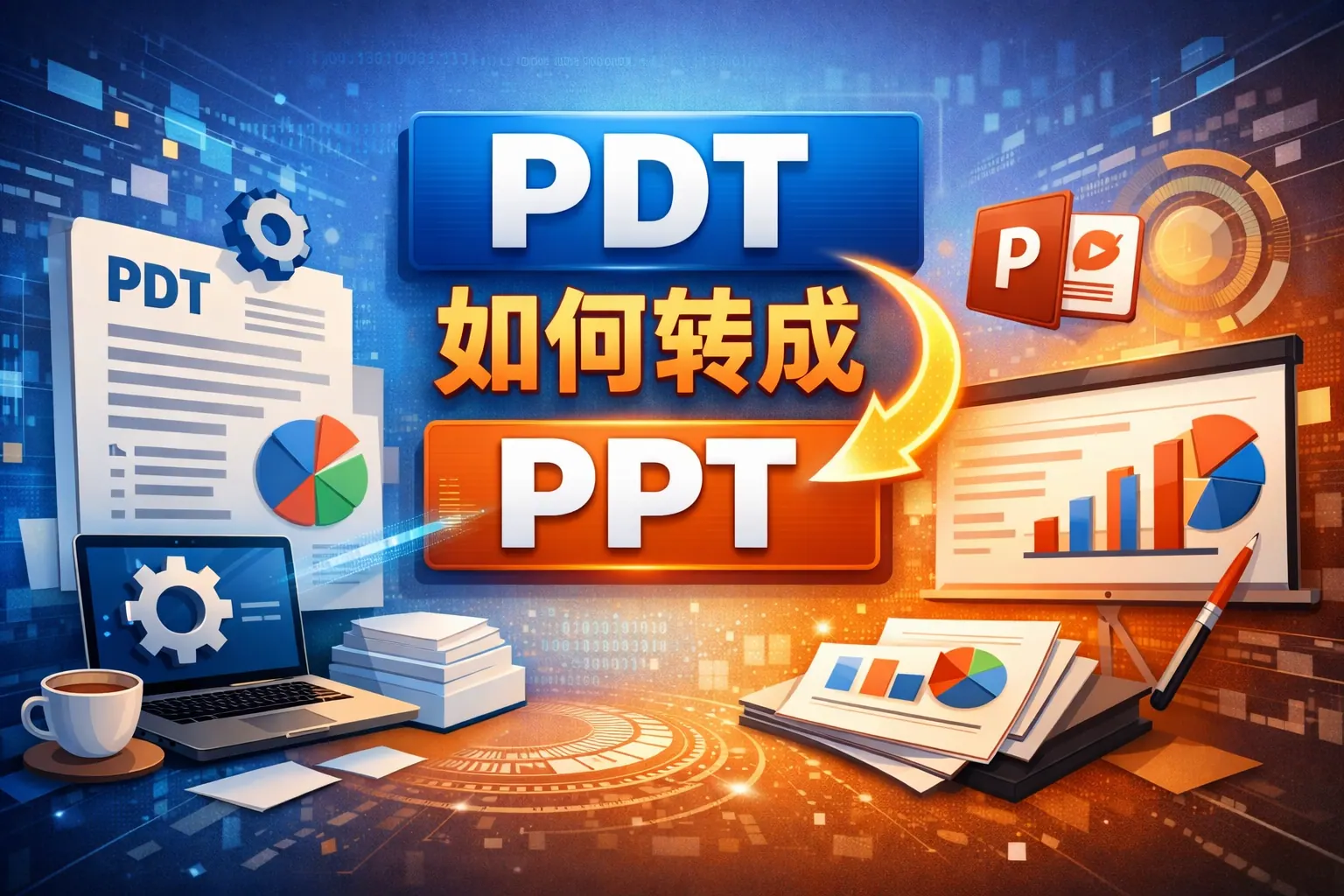 pdt如何转成ppt