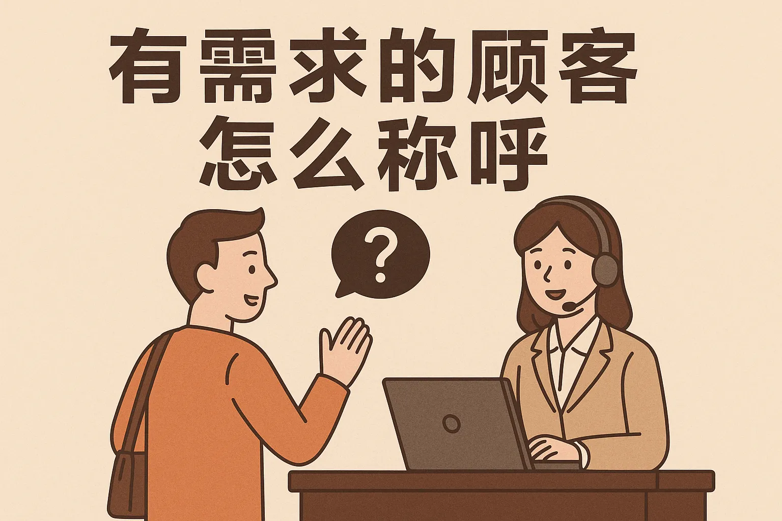 有需求的顾客怎么称呼
