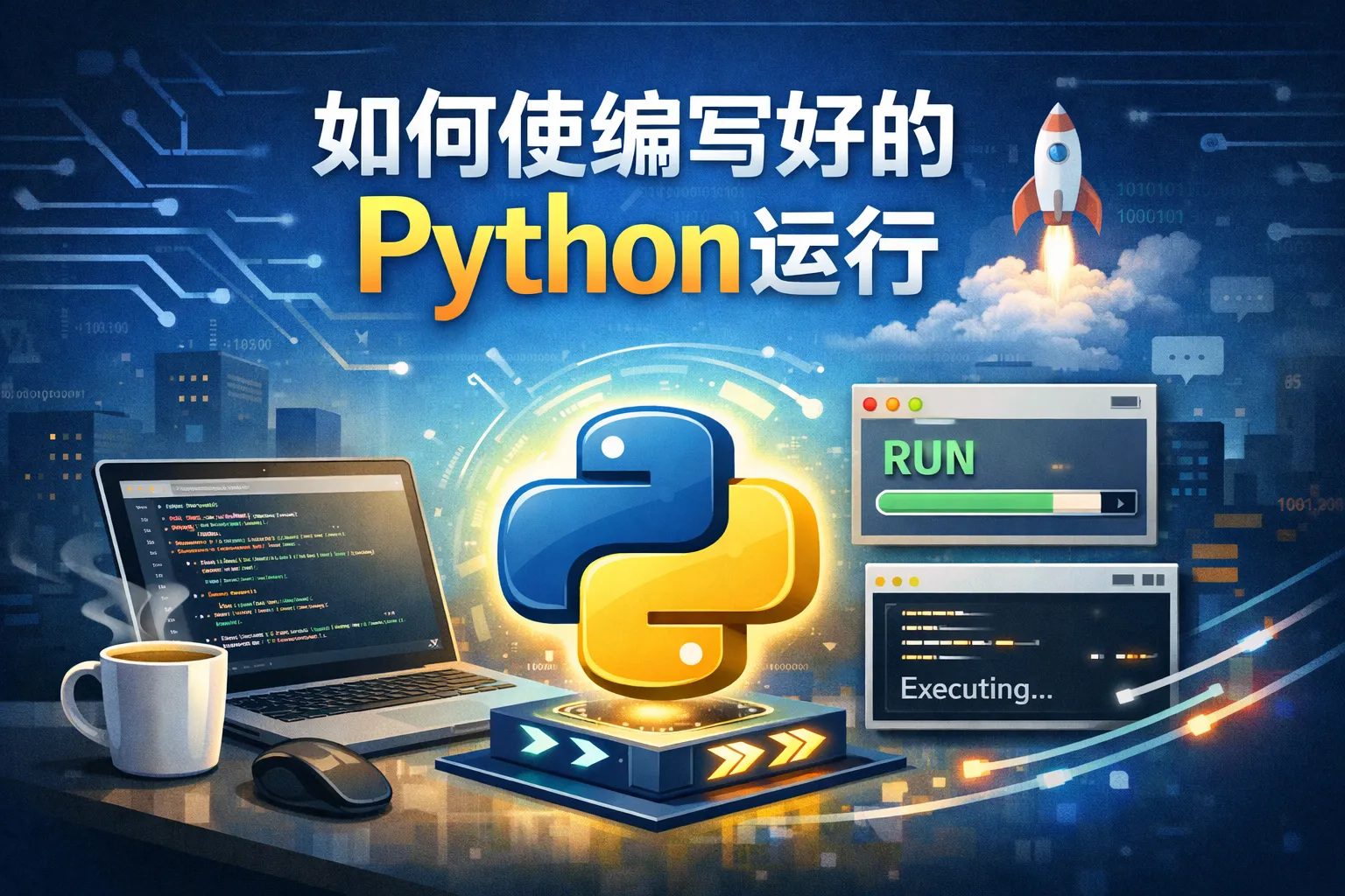 如何使编写好的python运行