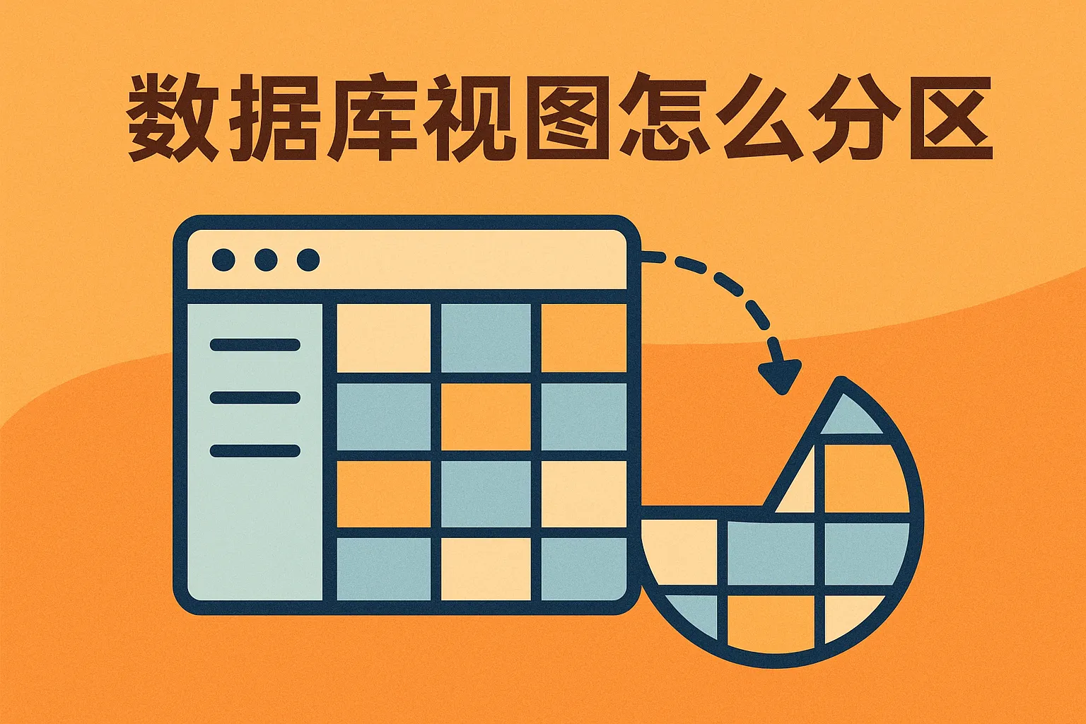 数据库视图怎么分区