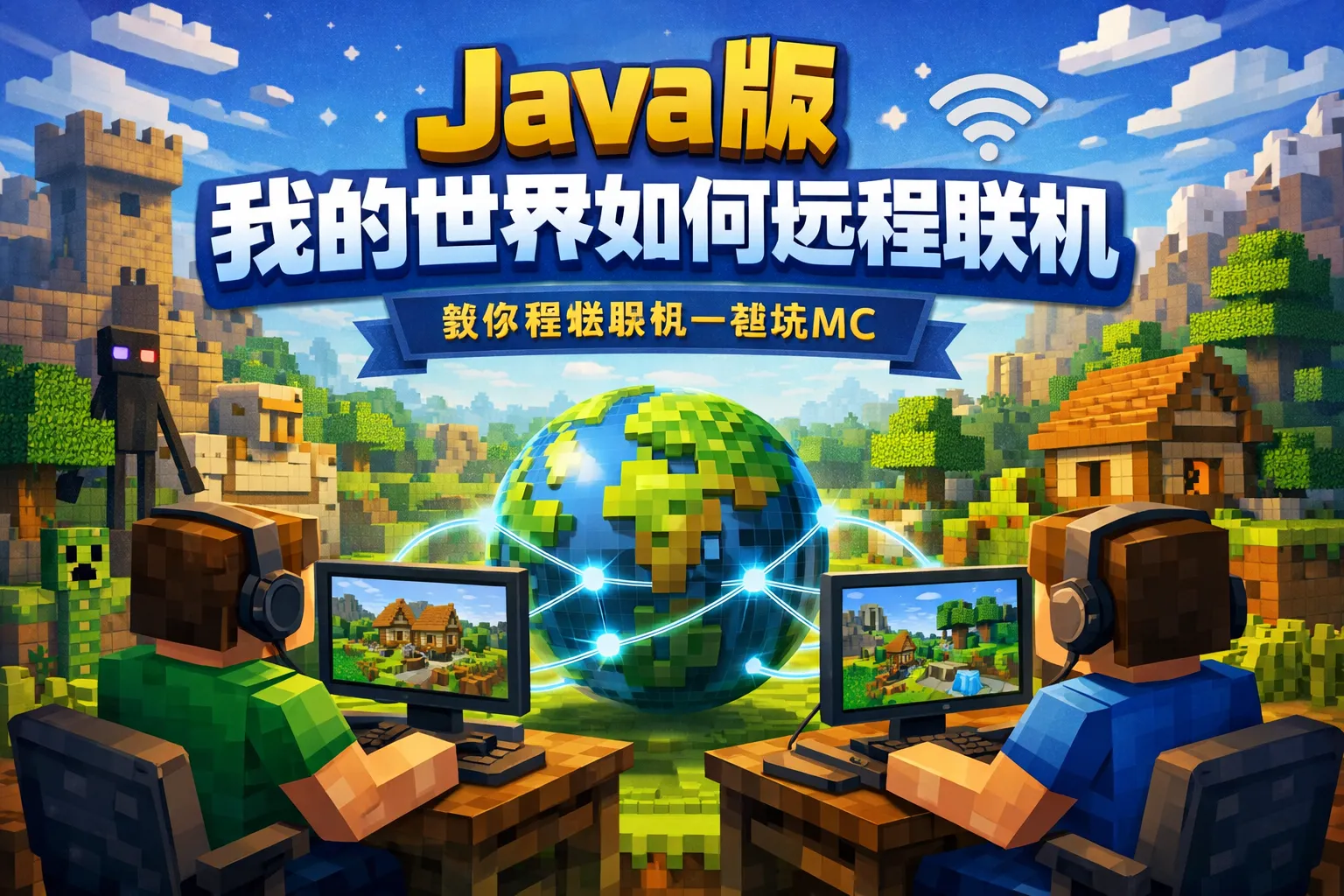 java版我的世界如何远程联机