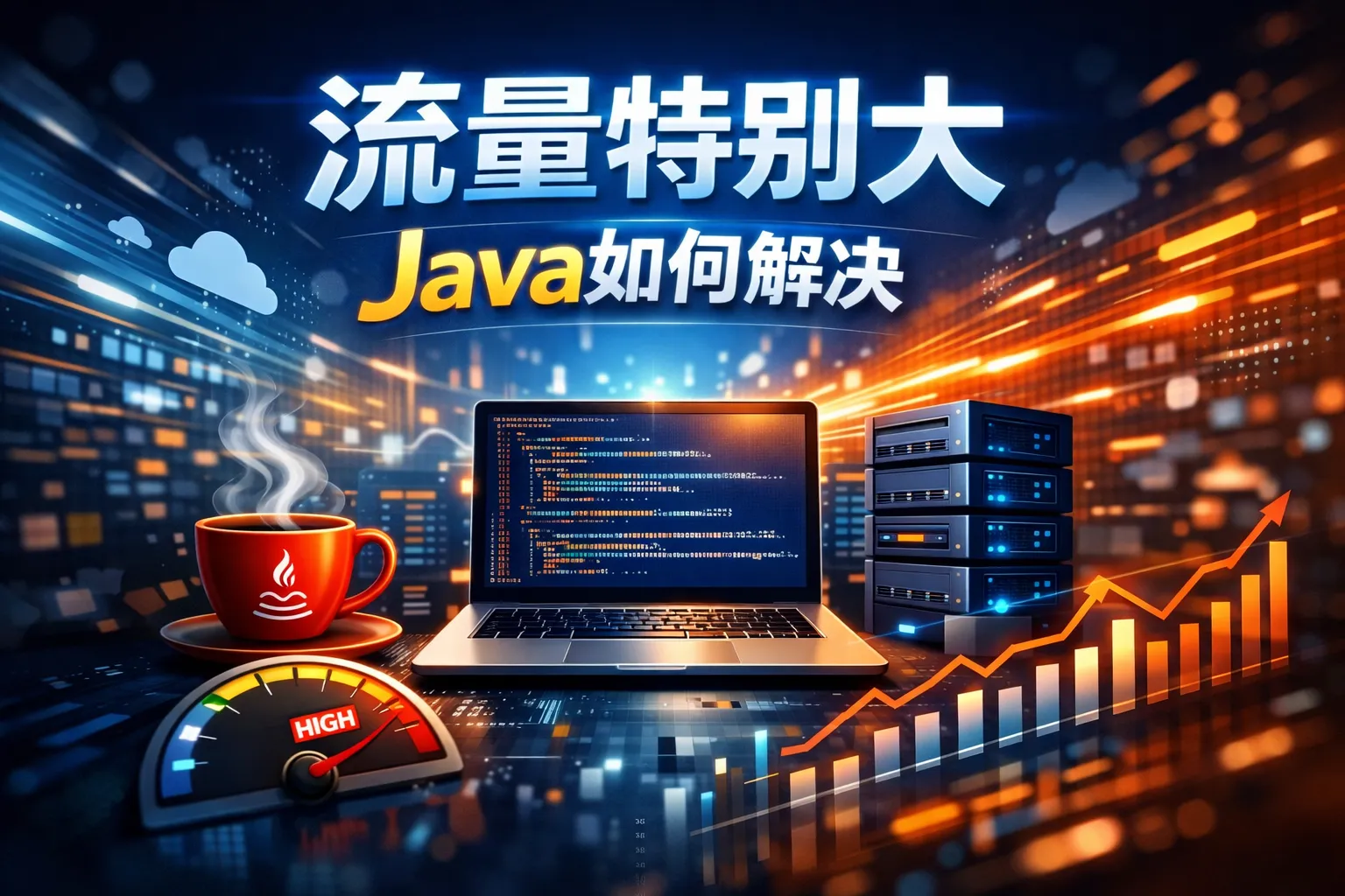 流量特别大java如何解决