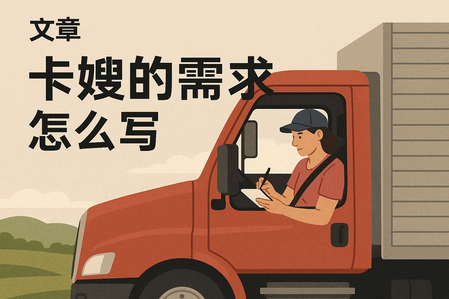 卡嫂的需求怎么写