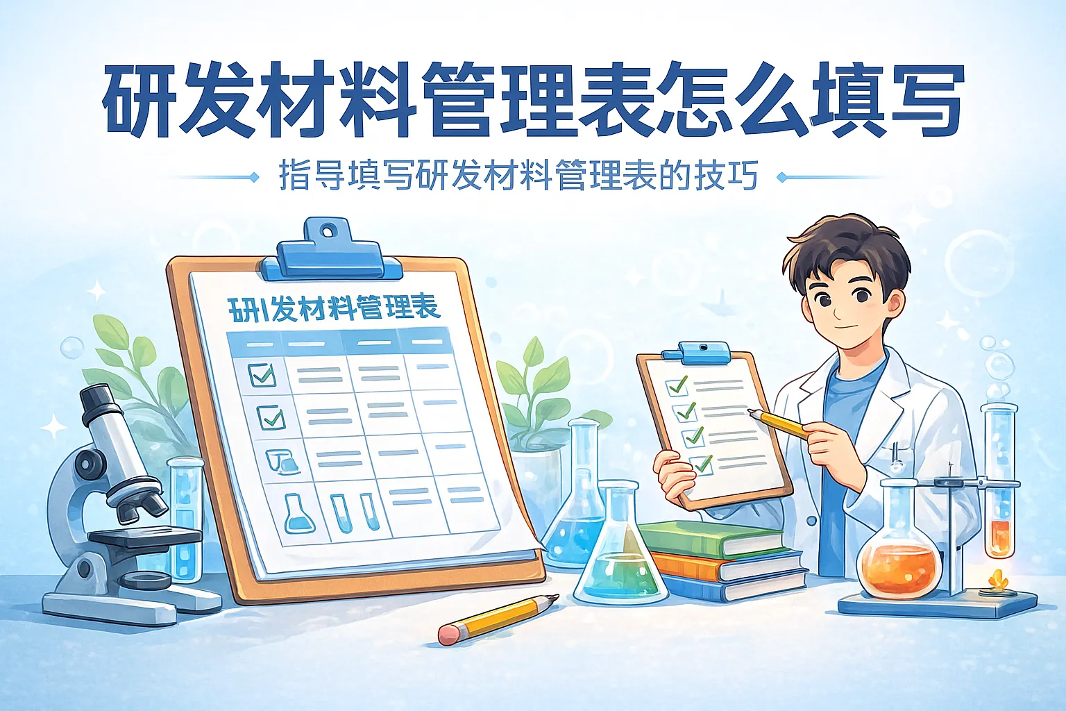 研发材料管理表怎么填写