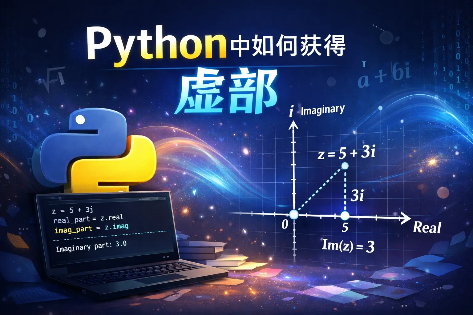 python中如何获得虚部
