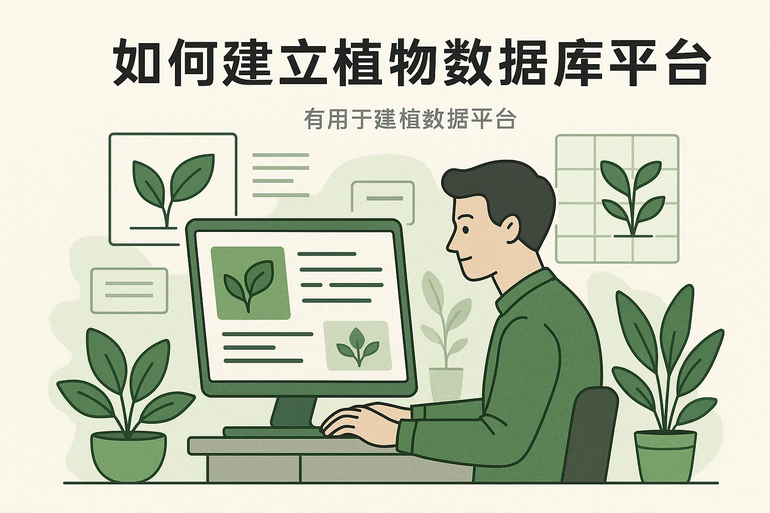 怎么建立植物数据库平台