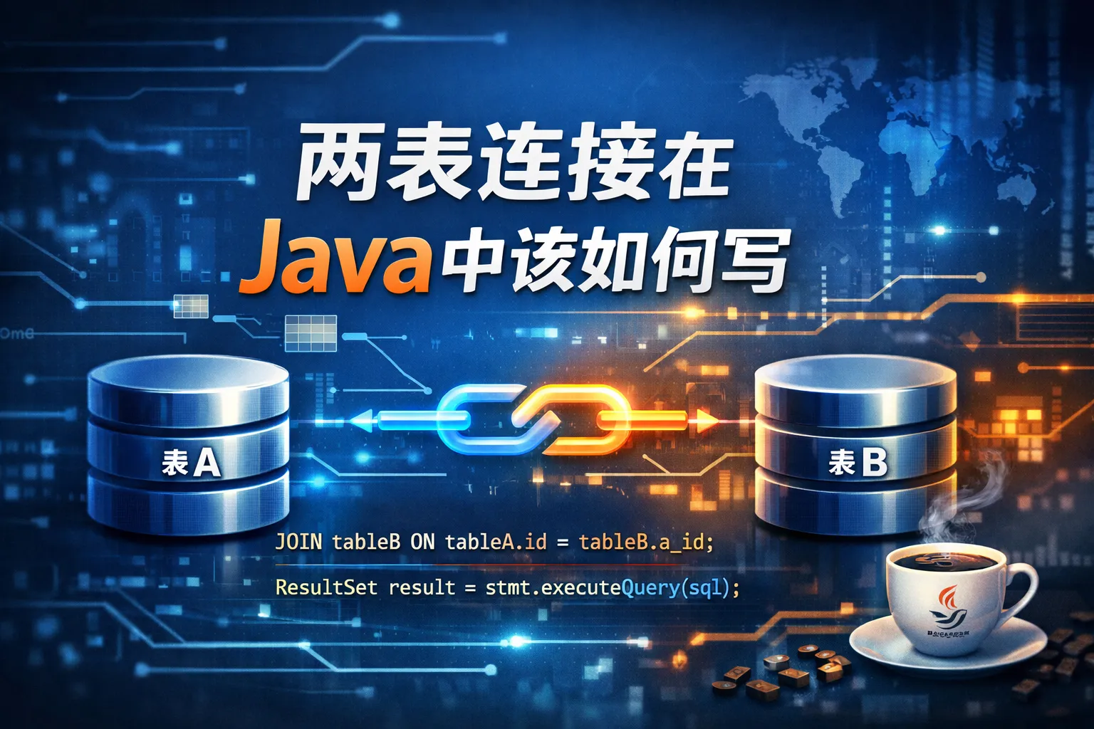 两表连接在java中该如何写