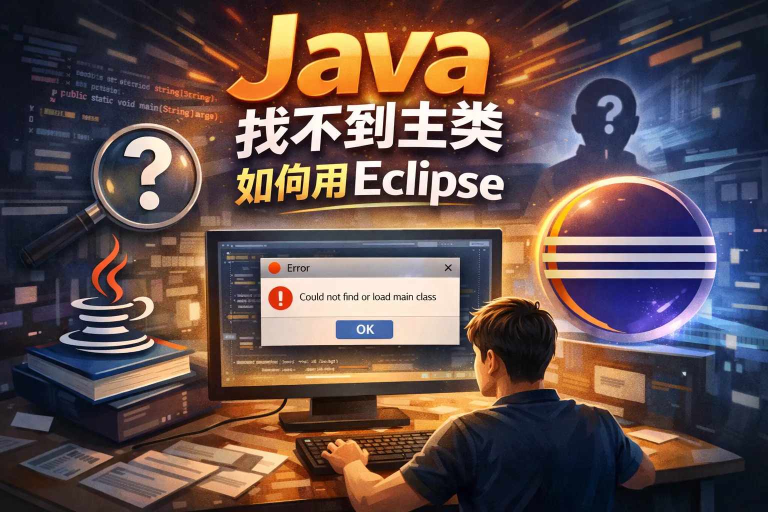 java找不到主类如何用eclipse
