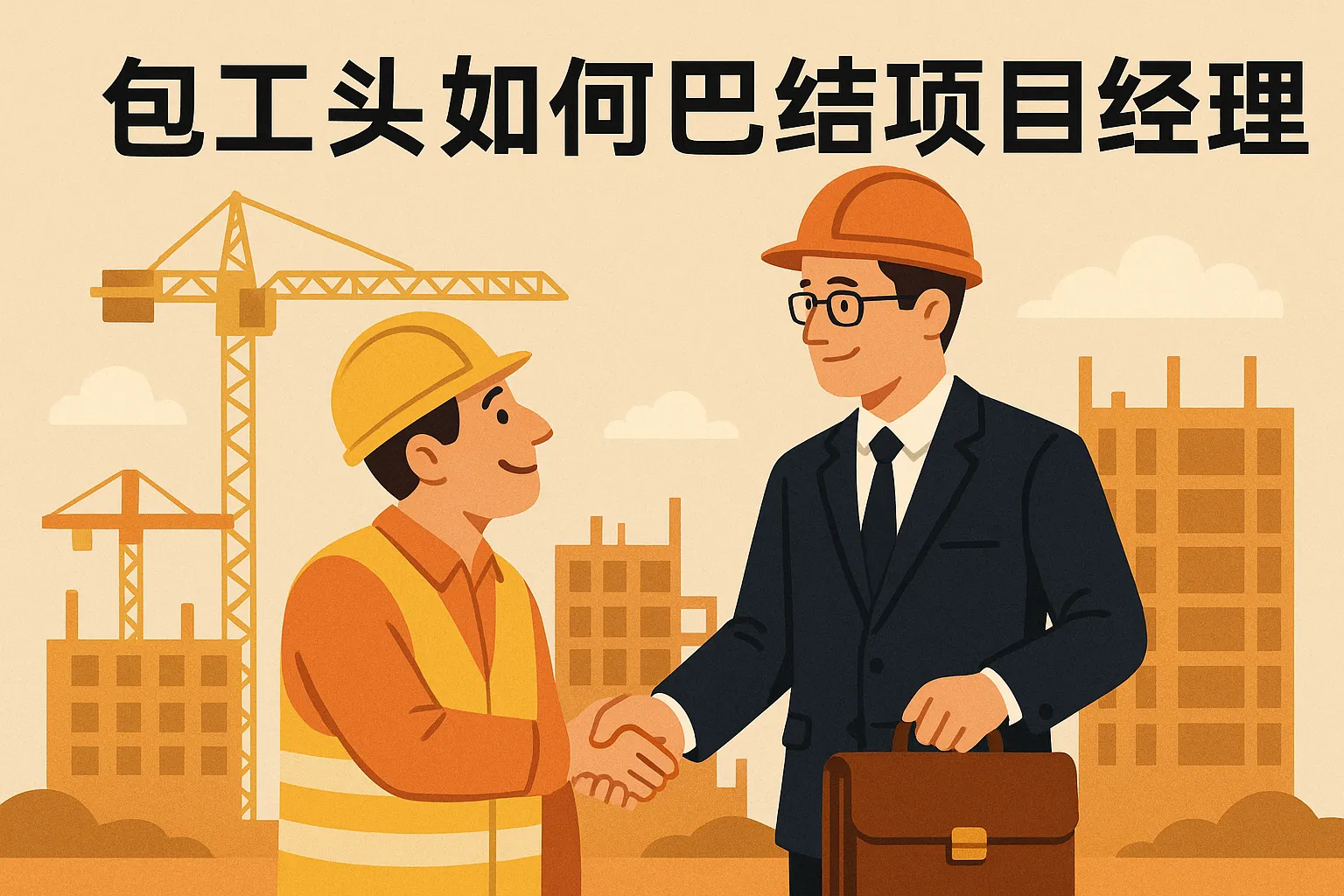 包工头如何巴结项目经理