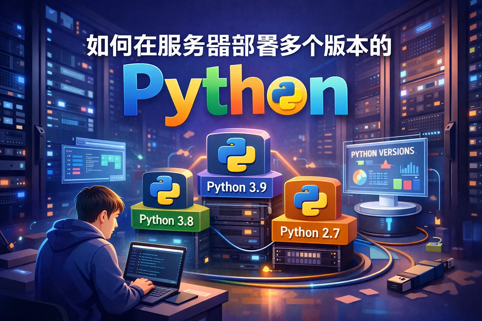 如何在服务器部署多个版本的python