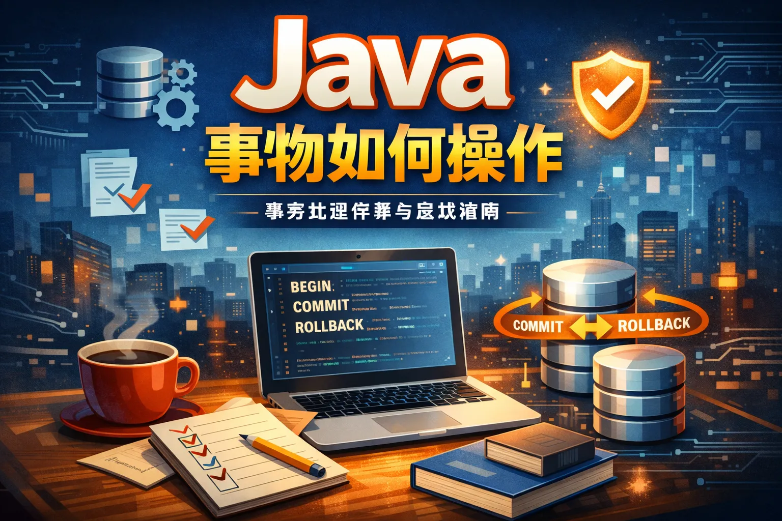 java 事物如何操作