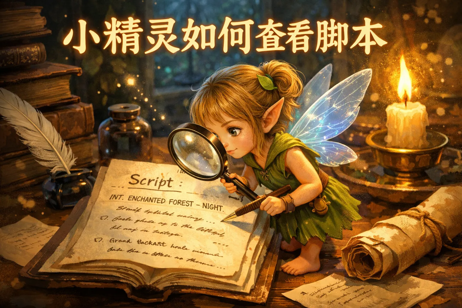 小精灵如何查看脚本