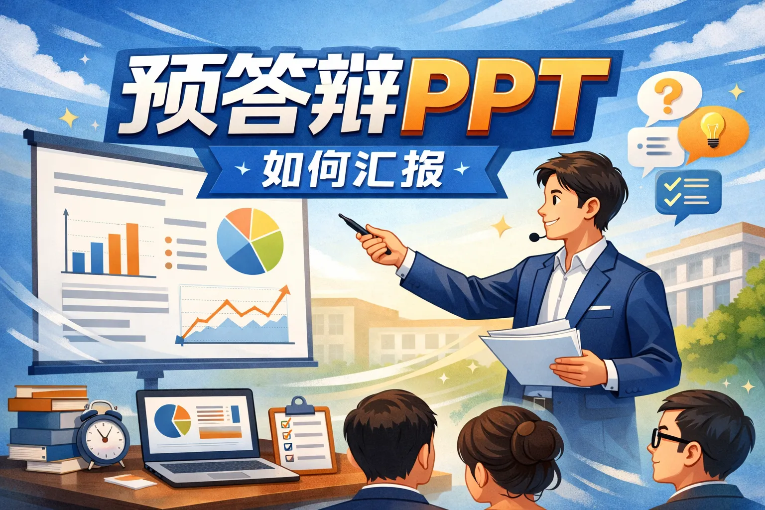 预答辩ppt如何汇报
