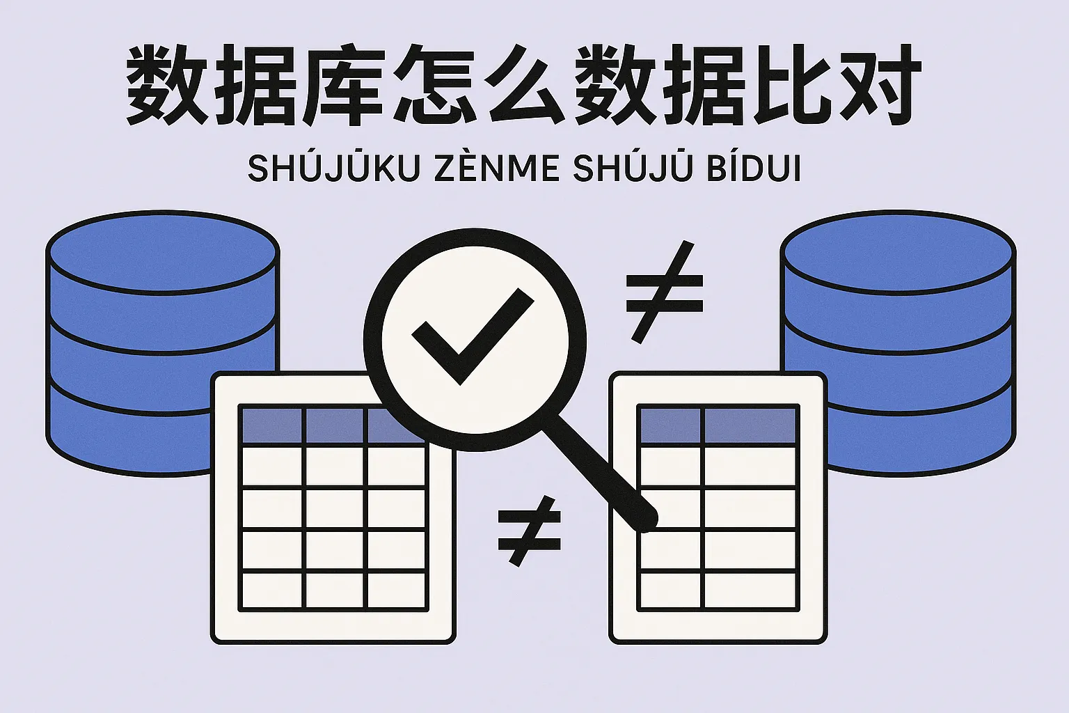 数据库怎么数据比对