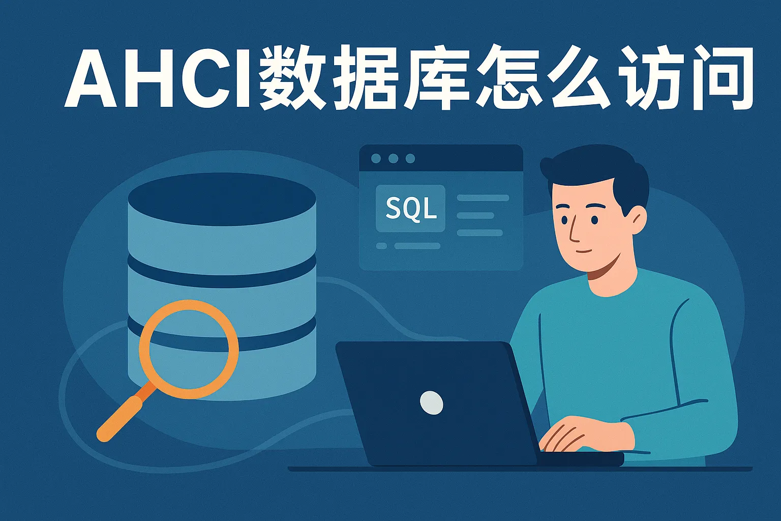 ahci数据库怎么访问
