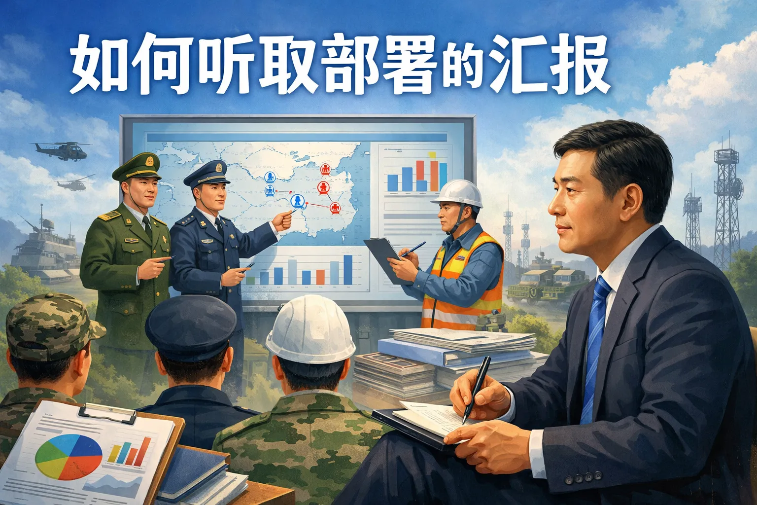 如何听取部署的汇报