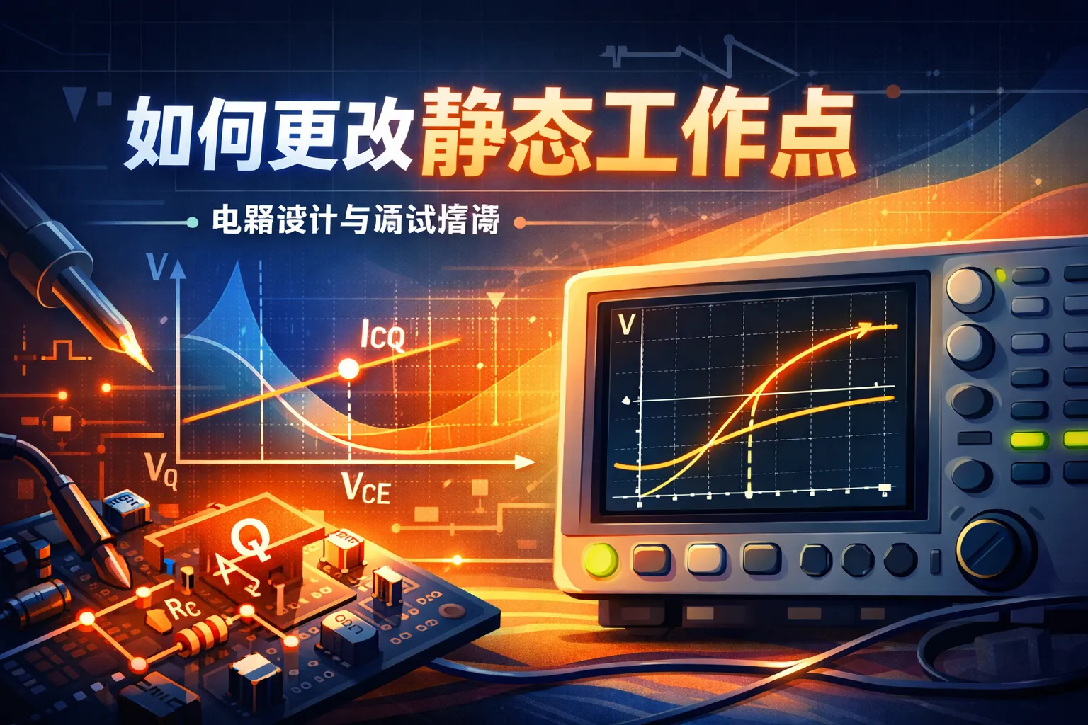 如何更改静态工作点