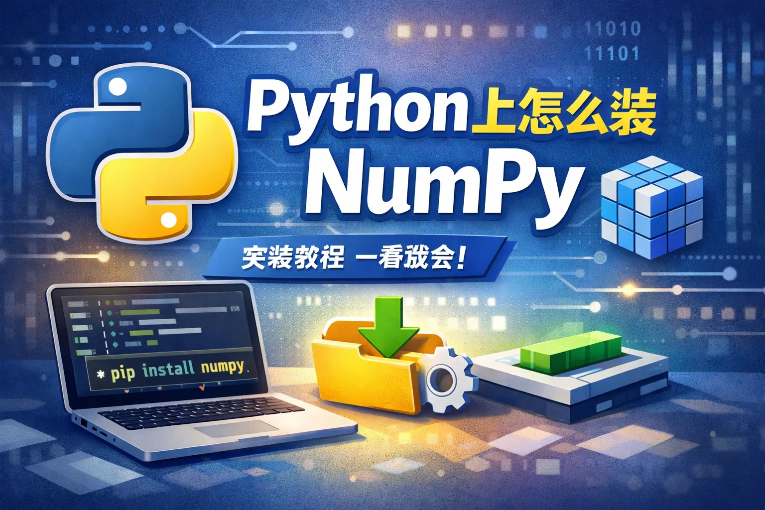 python上怎么装numpy