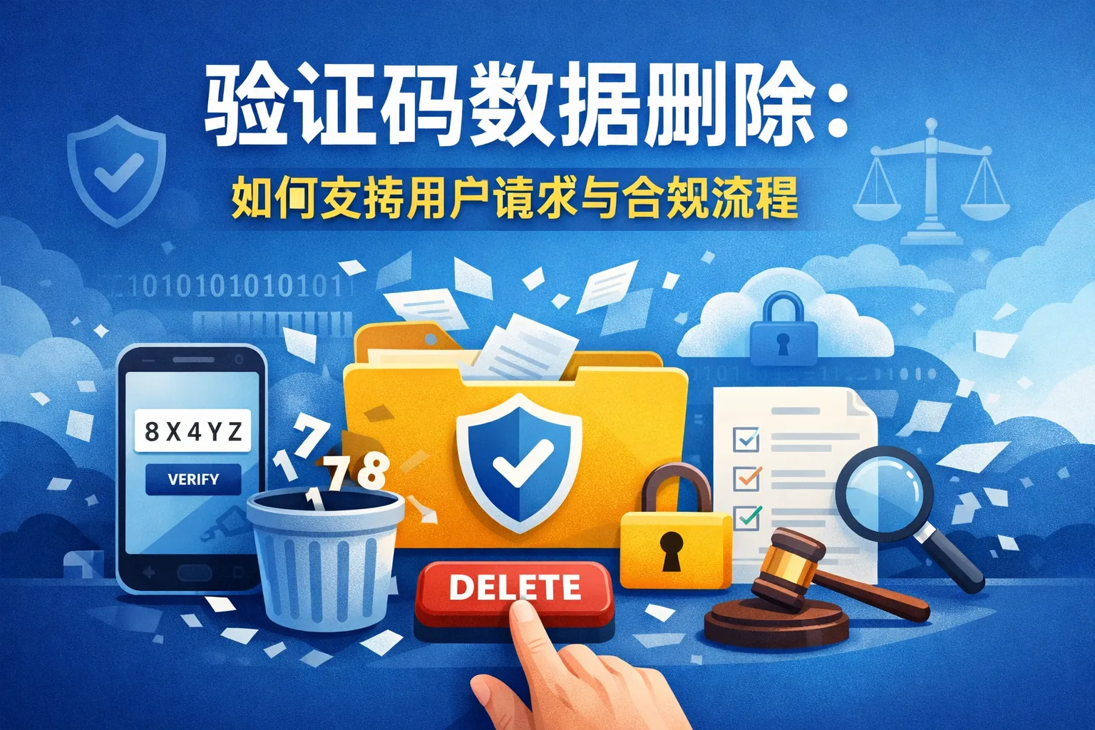 验证码数据删除:如何支持用户请求与合规流程