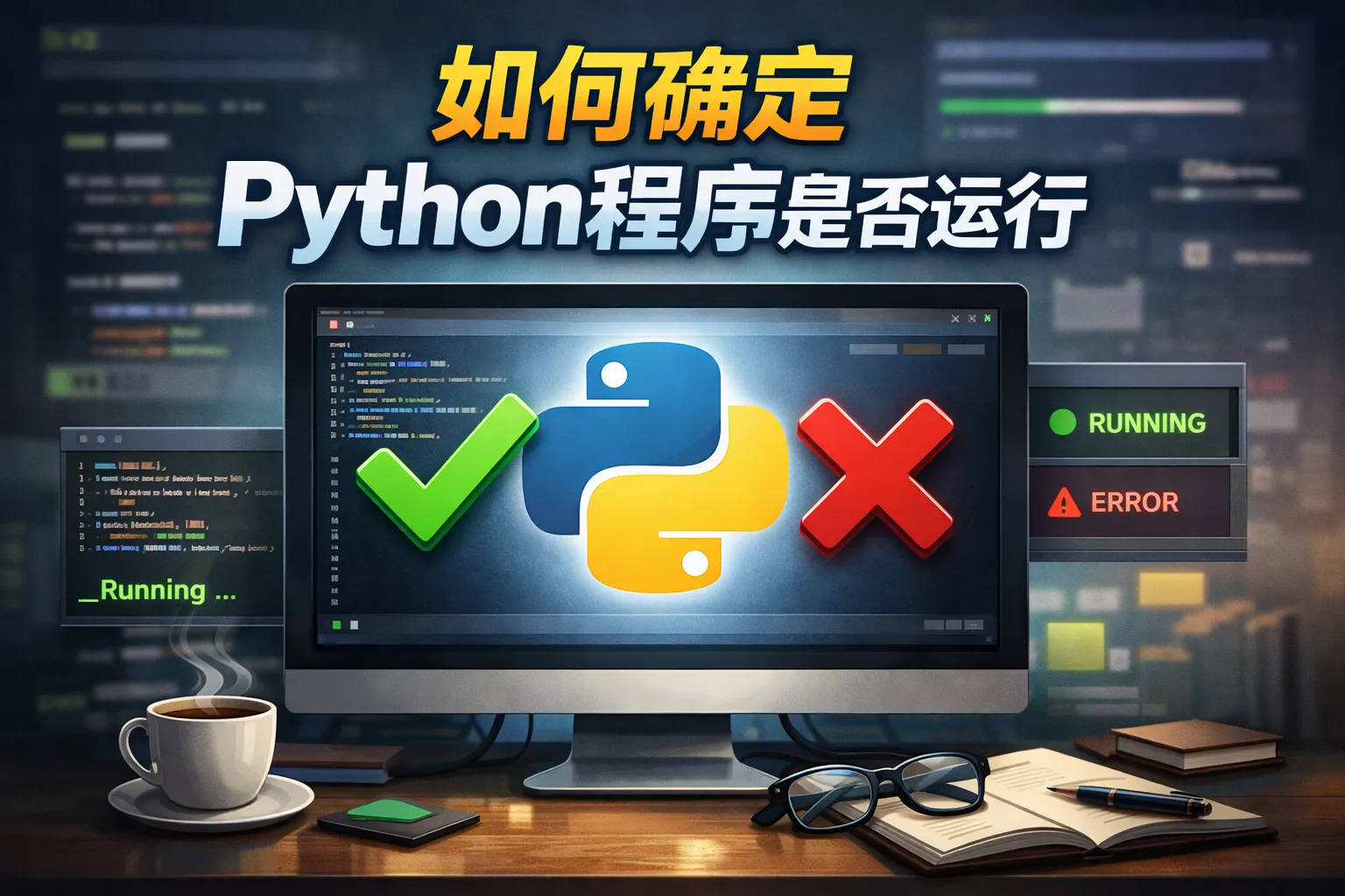 如何确定python程序是否运行