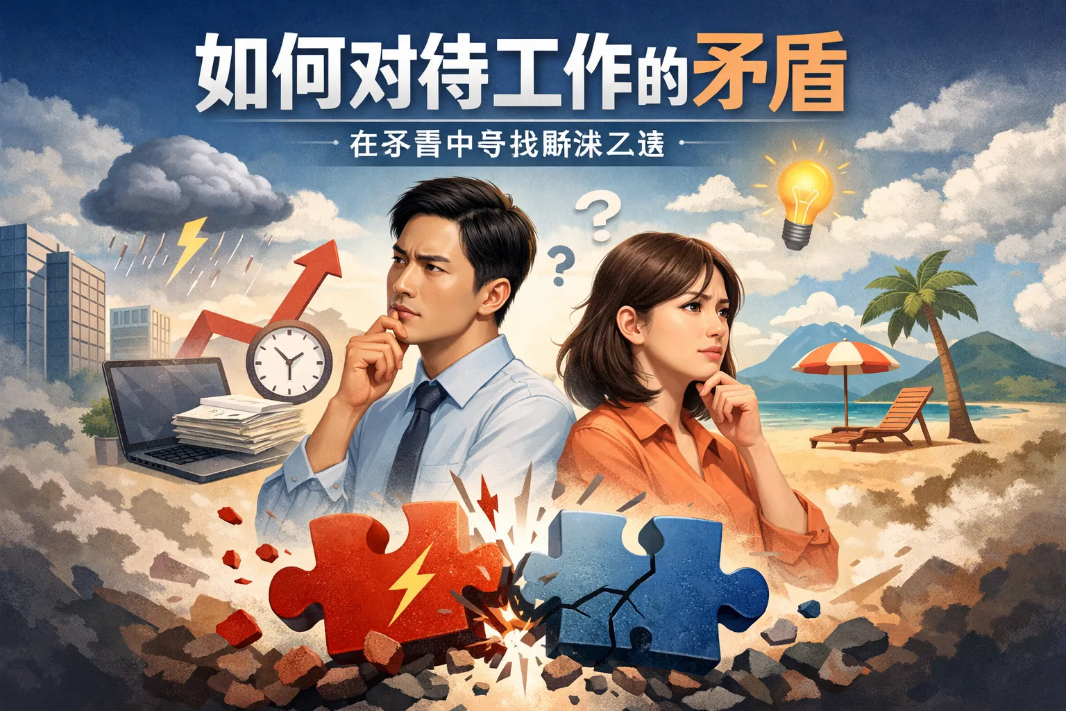 如何对待工作的矛盾