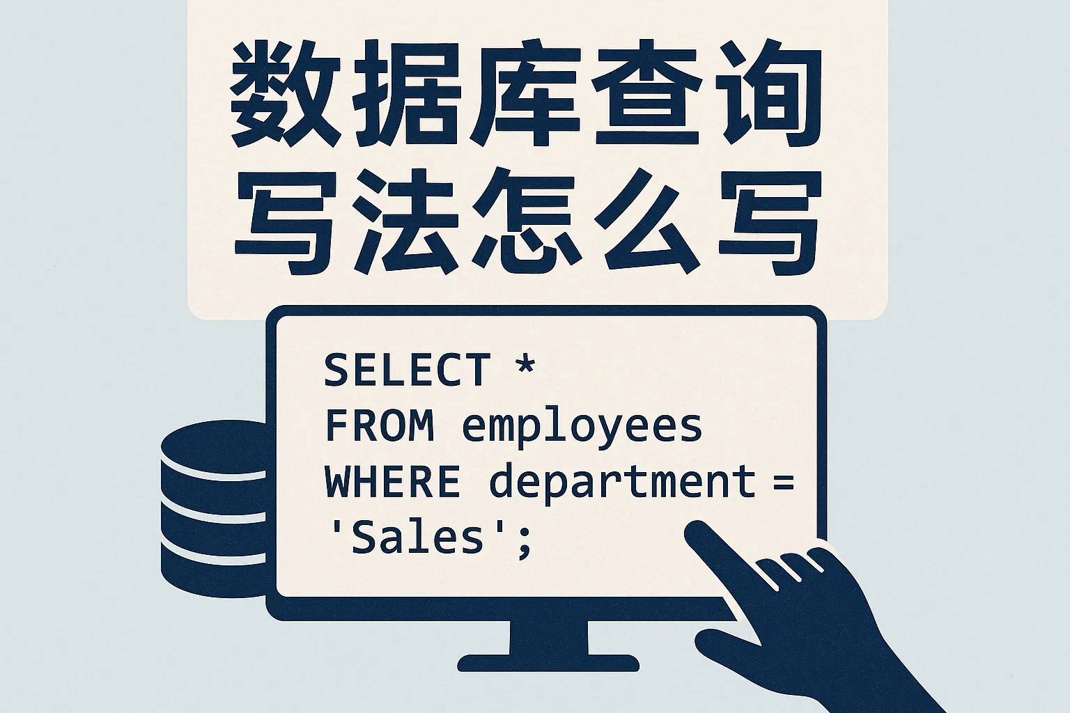 数据库查询写法怎么写
