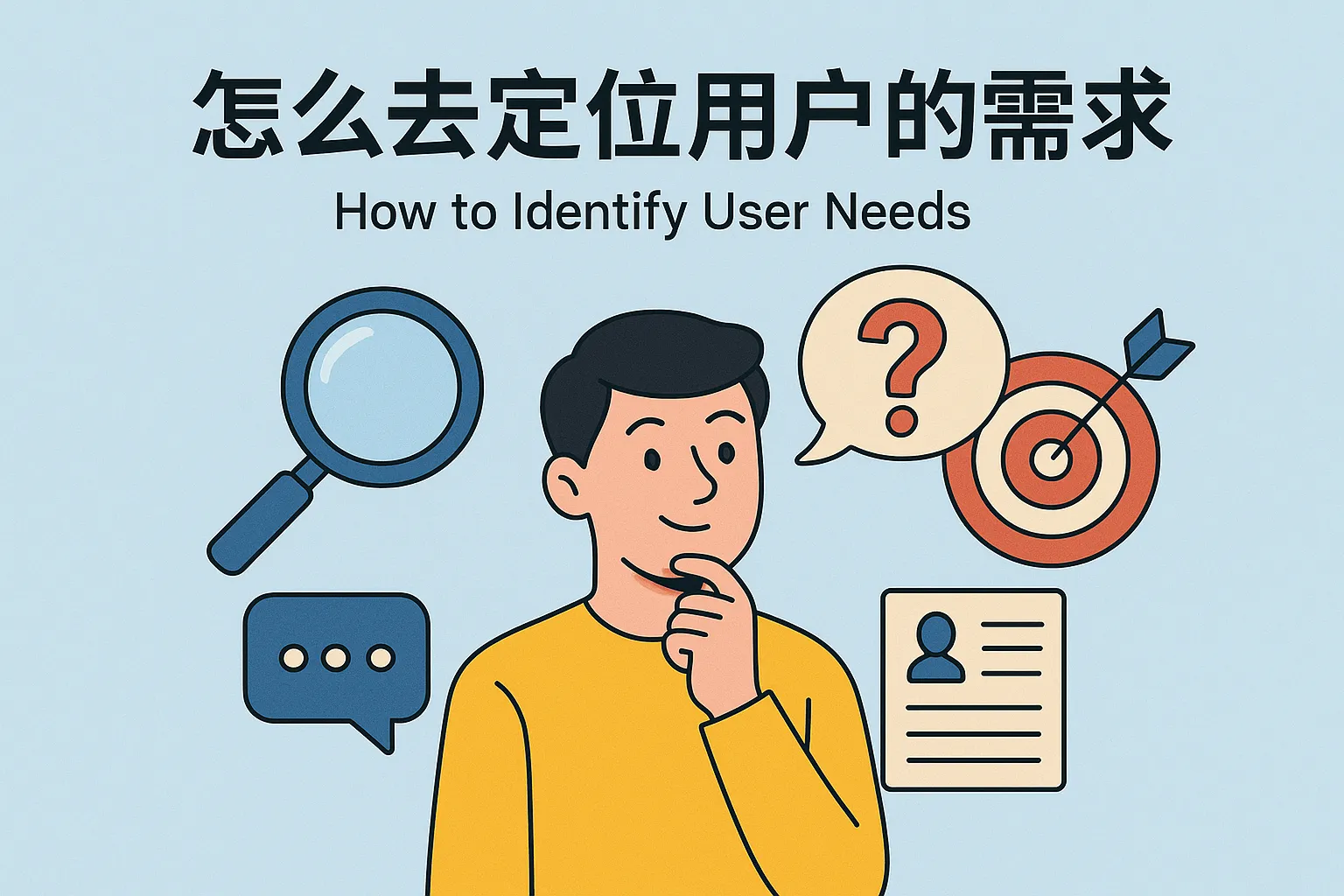怎么去定位用户的需求