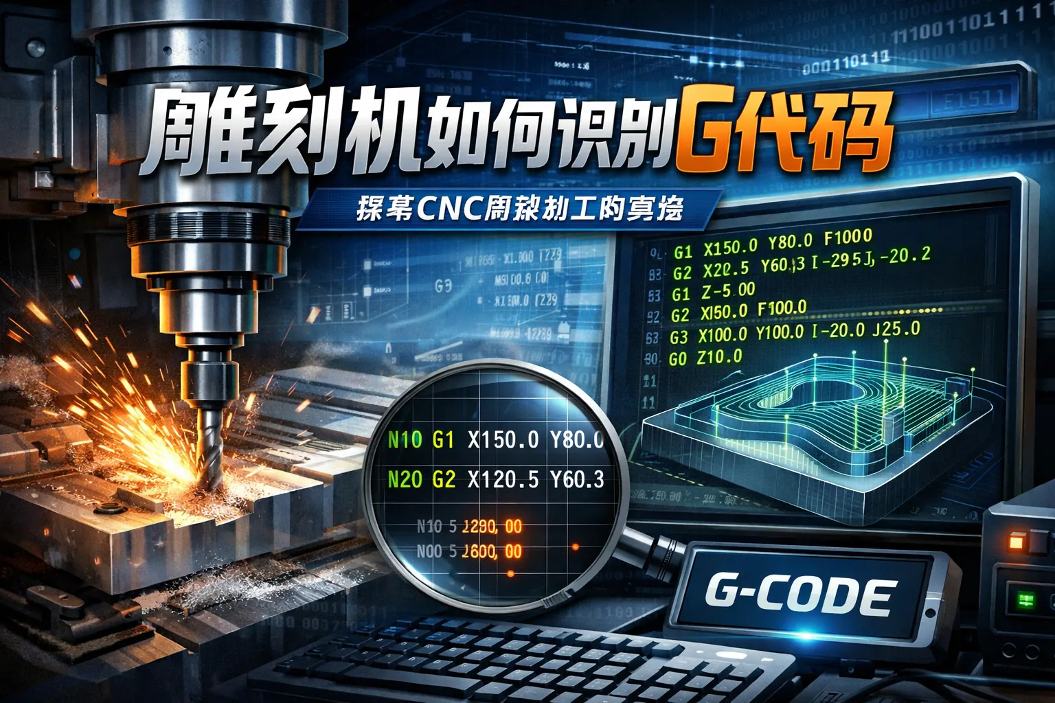 雕刻机如何识别g代码