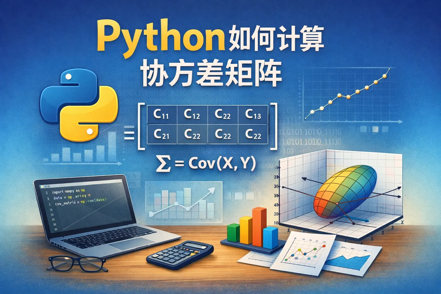 python如何计算协方差矩阵