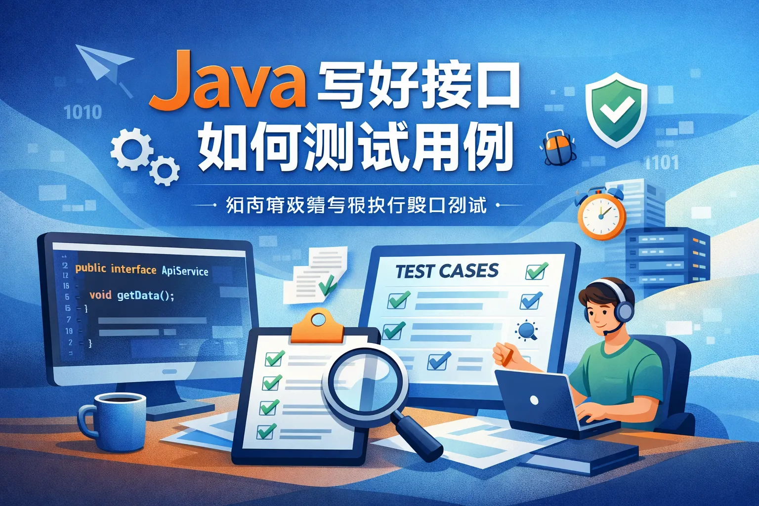 java写好接口如何测试用例