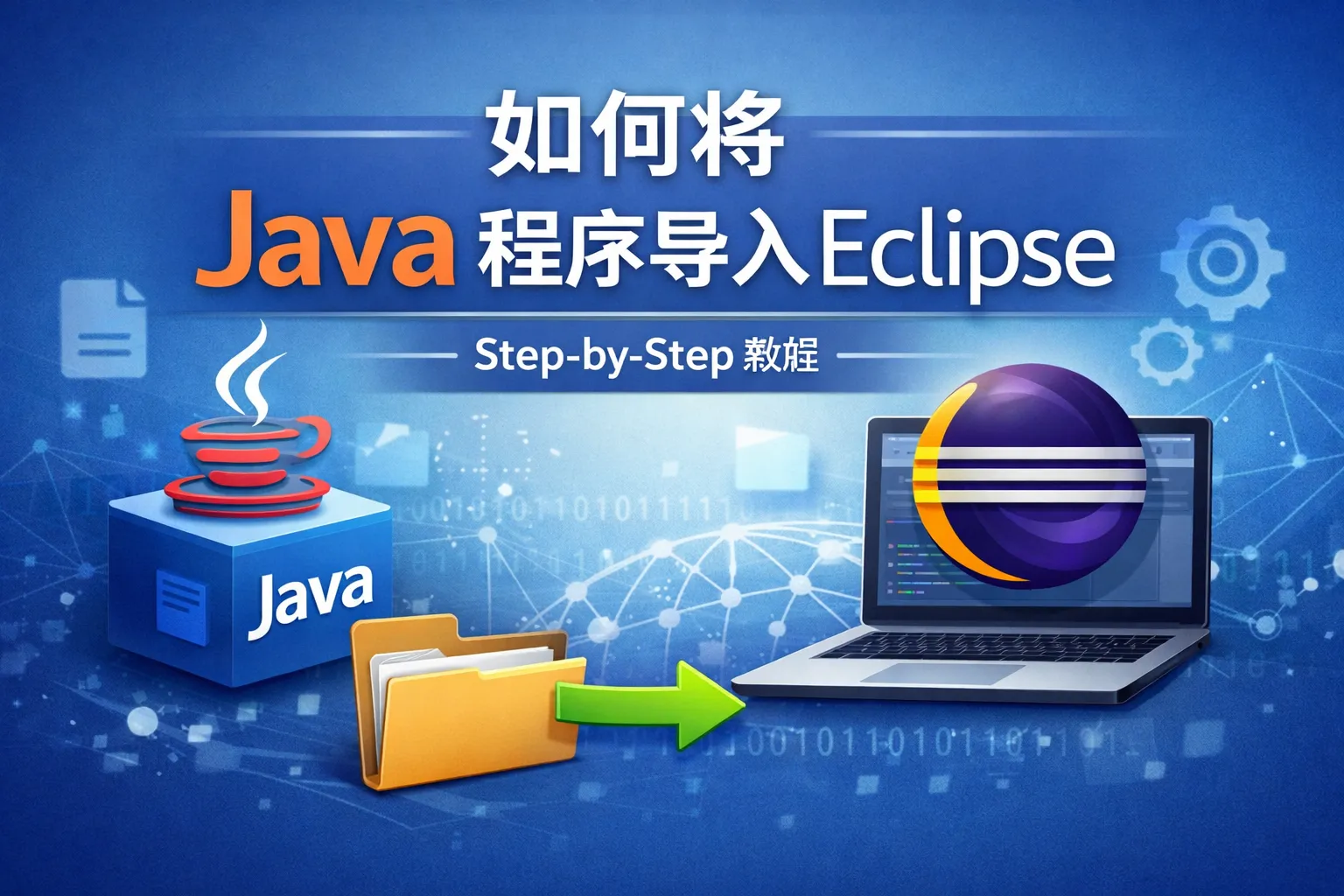 如何将java程序导入eclipse