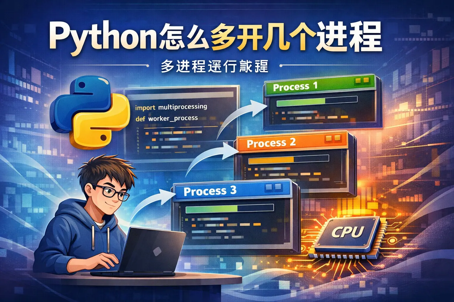 python怎么多开几个进程