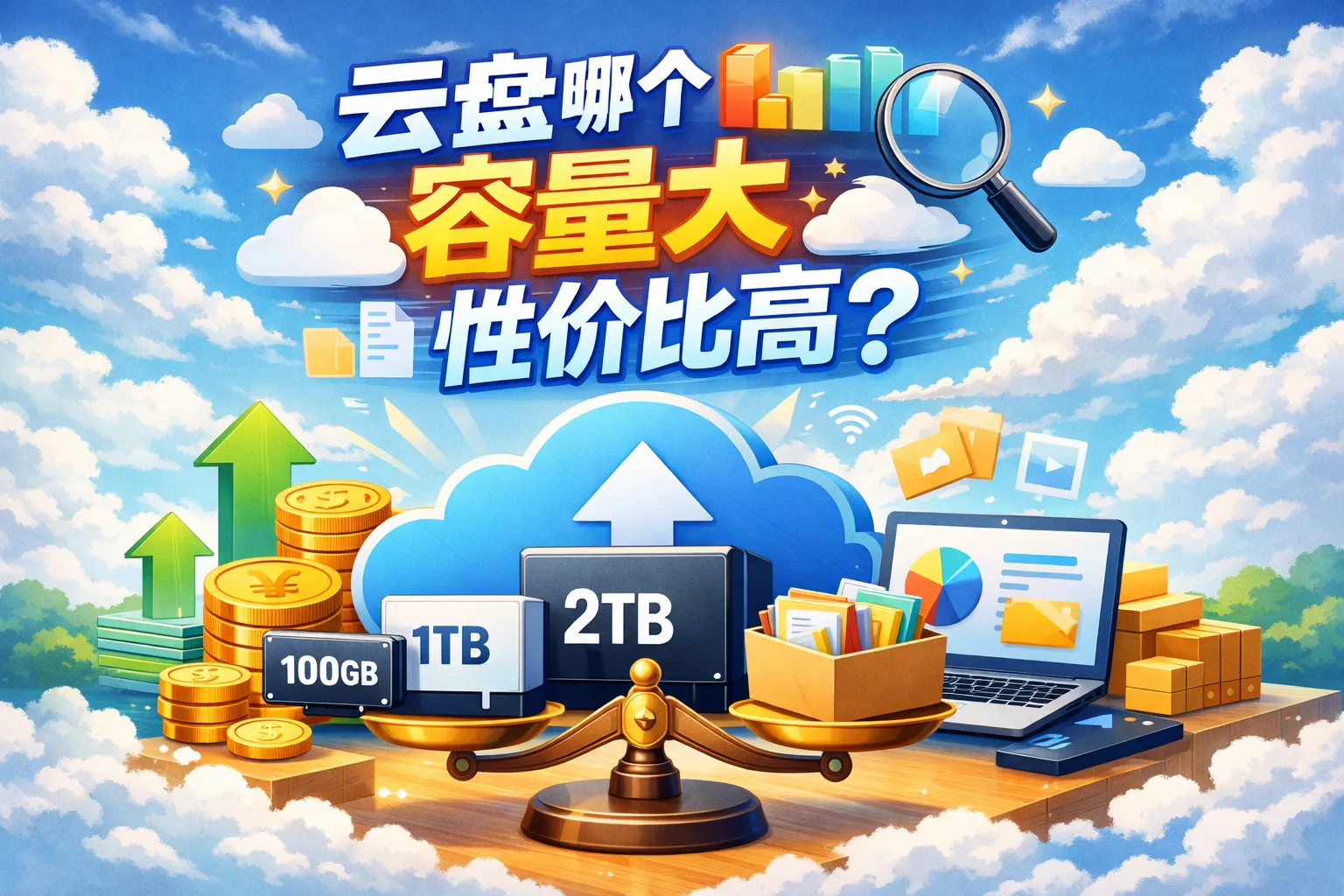 云盘哪个容量大性价比高