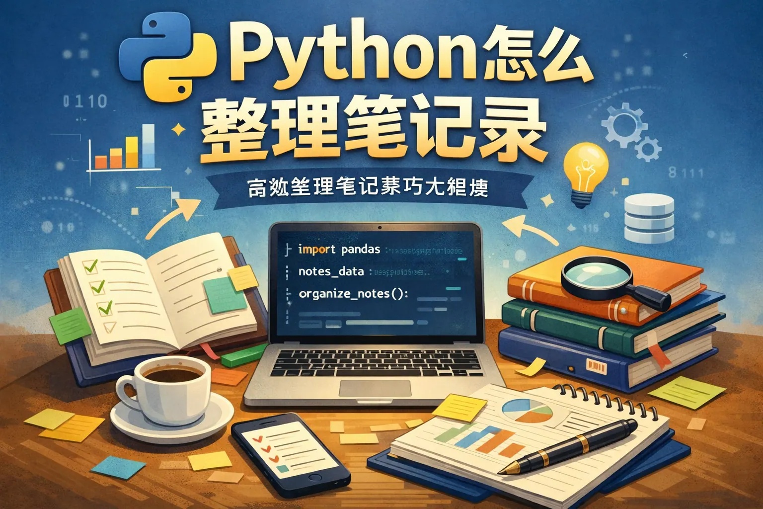 python怎么整理笔记录
