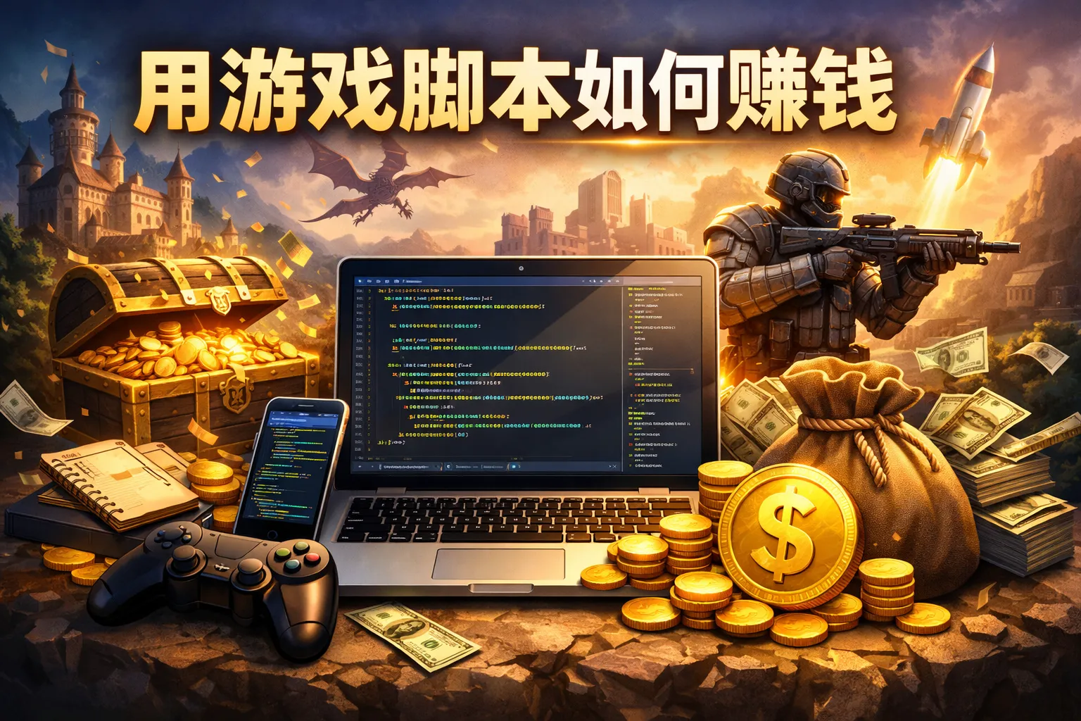 用游戏脚本如何赚钱