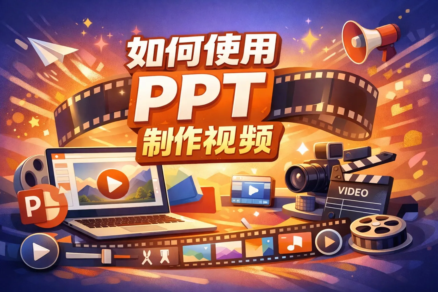 如何使用ppt制作视频