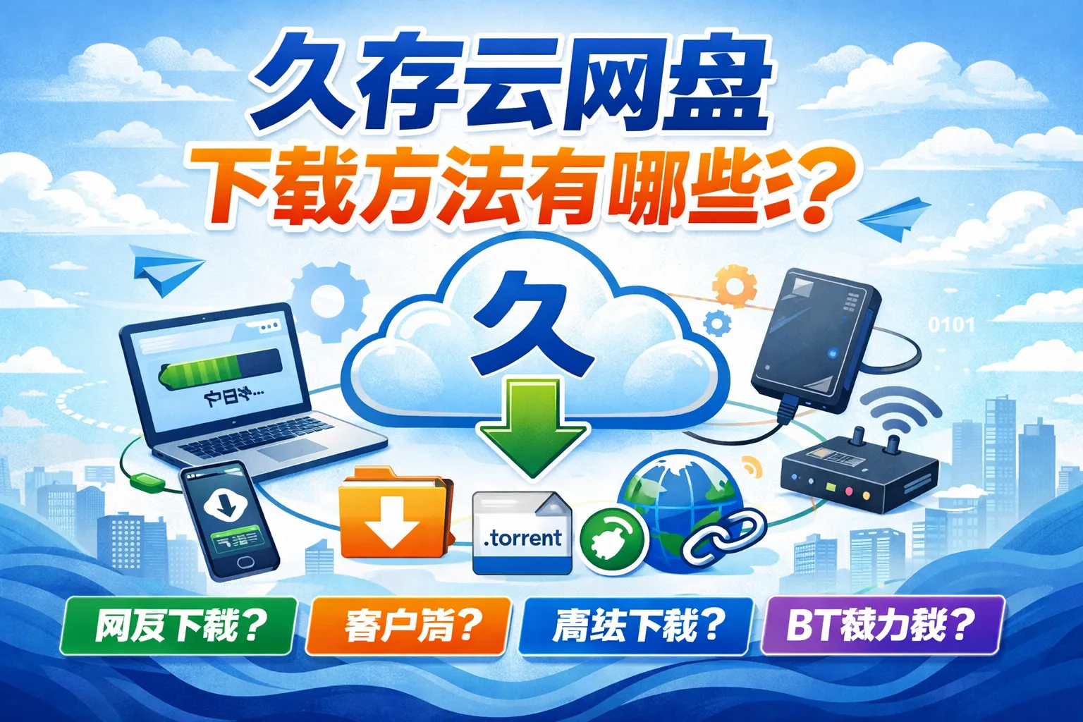 久存云网盘下载方法有哪些