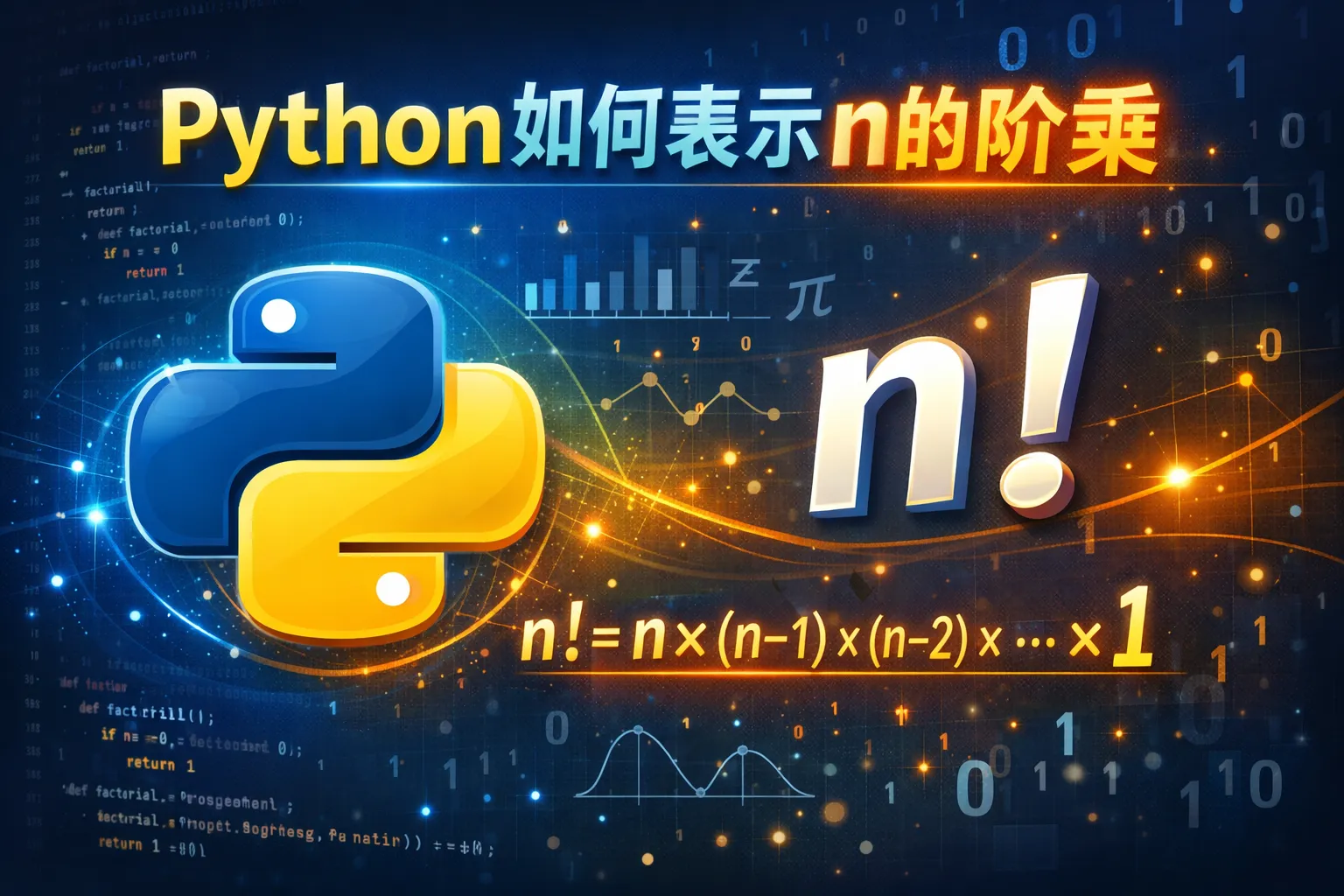 python如何表示n的阶乘