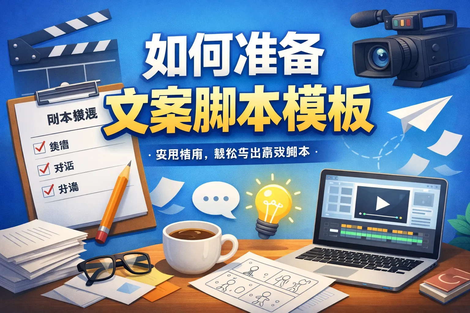 如何准备文案脚本模板