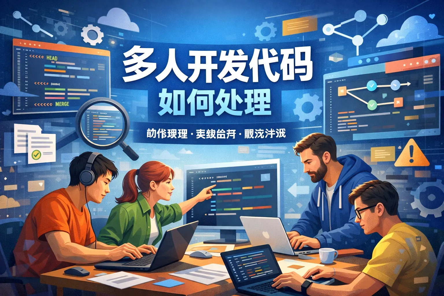 多人开发代码如何处理