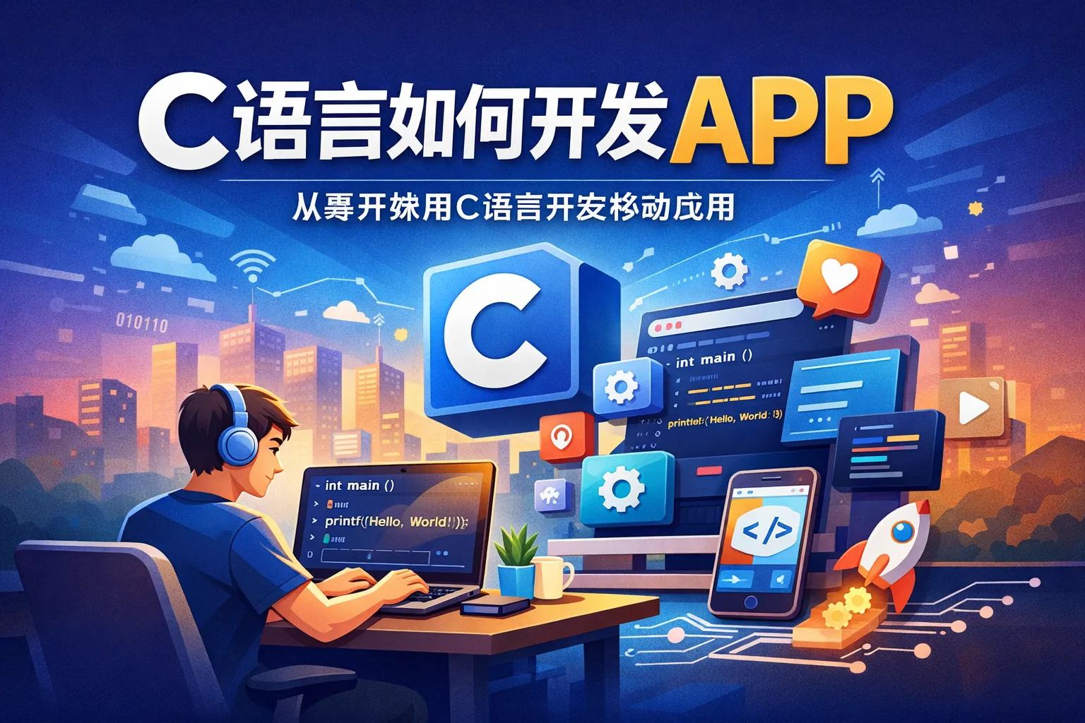 c语言如何开发app
