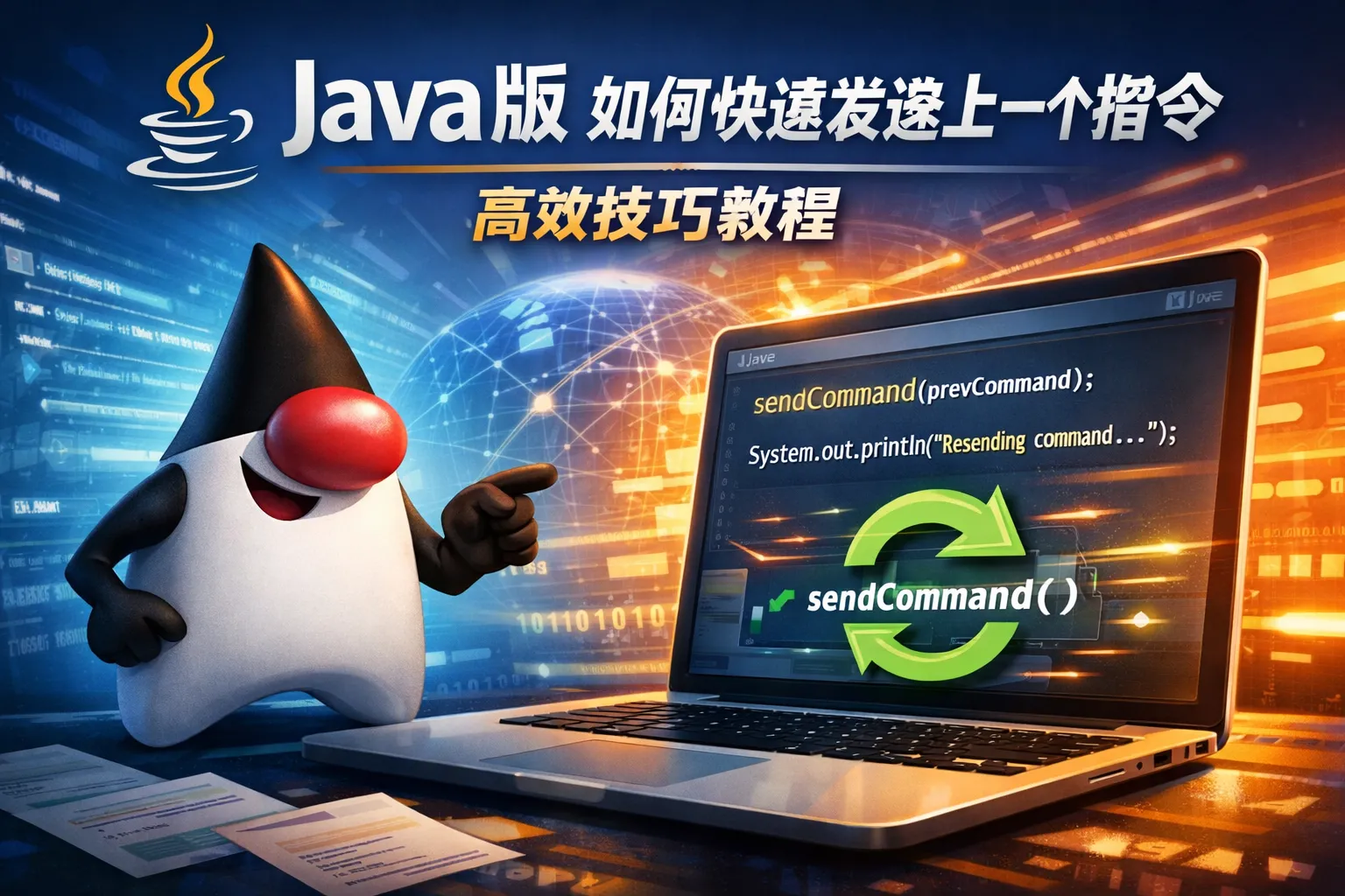 java版如何快速发送上一个指令
