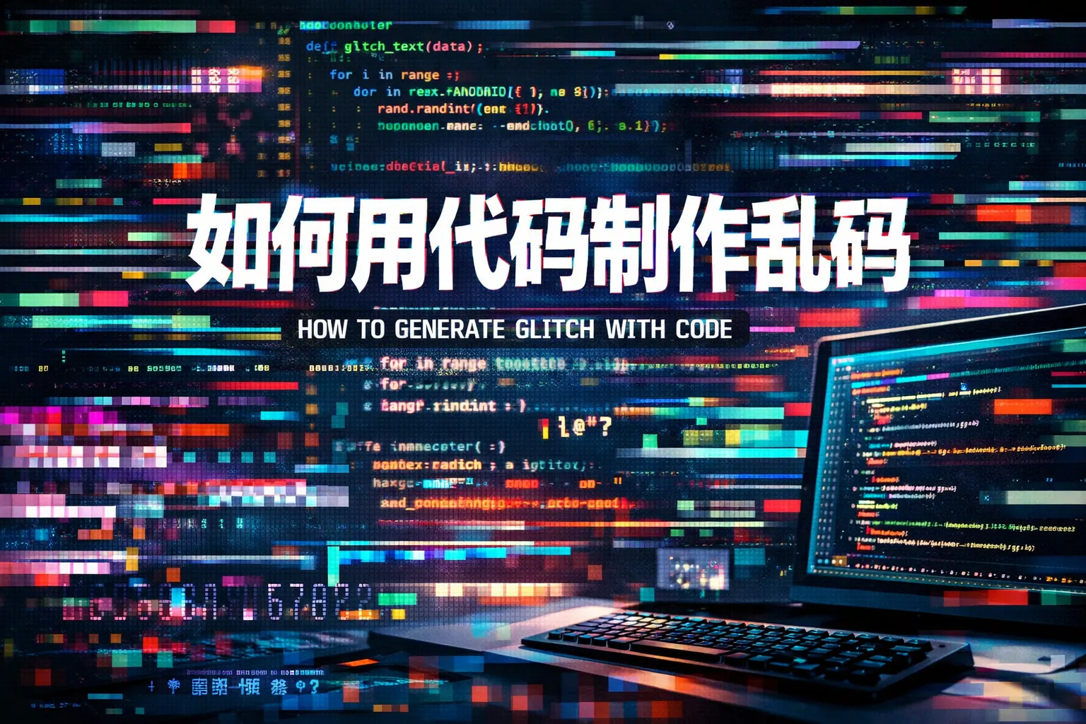 如何用代码制作乱码