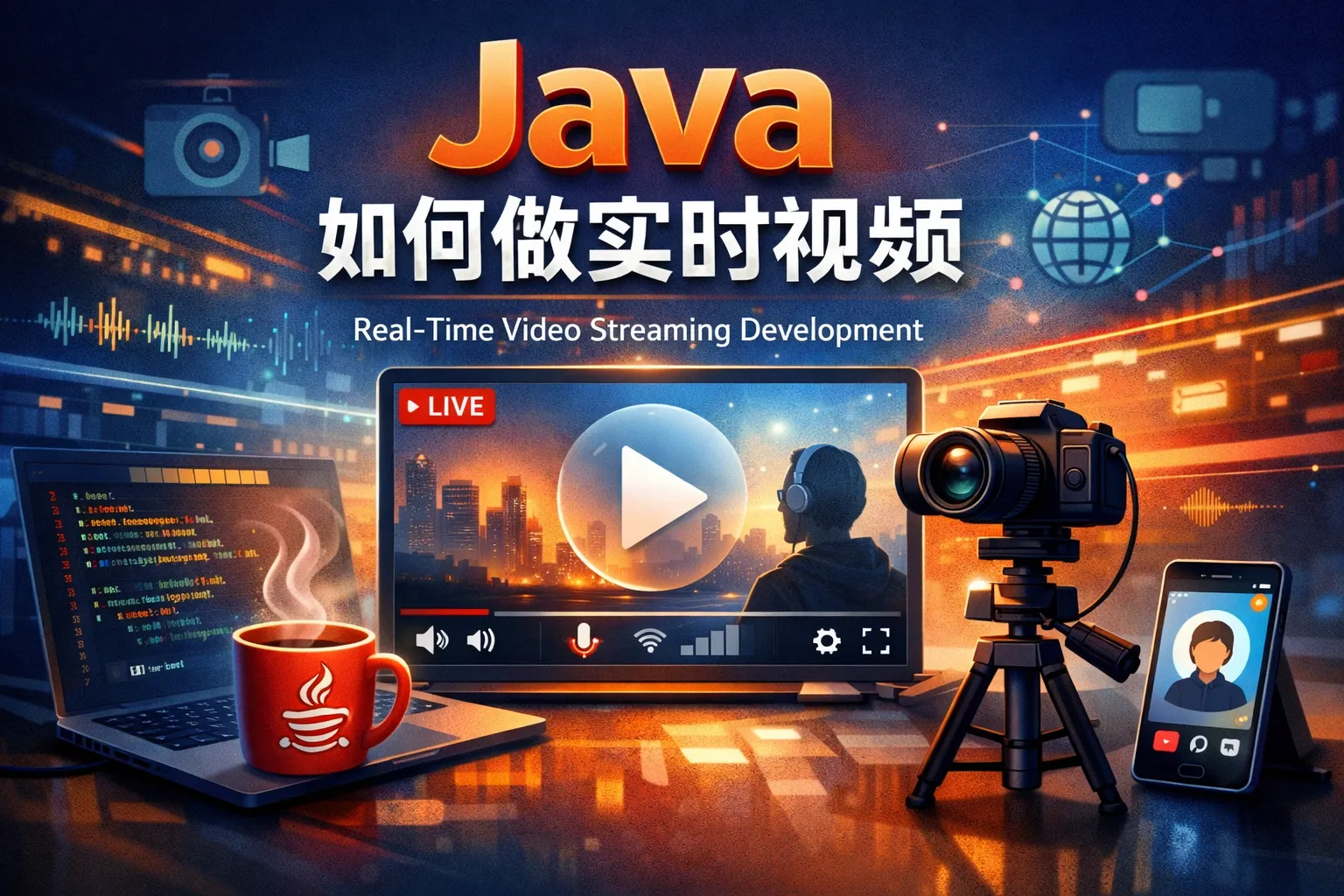 java如何做实时视频