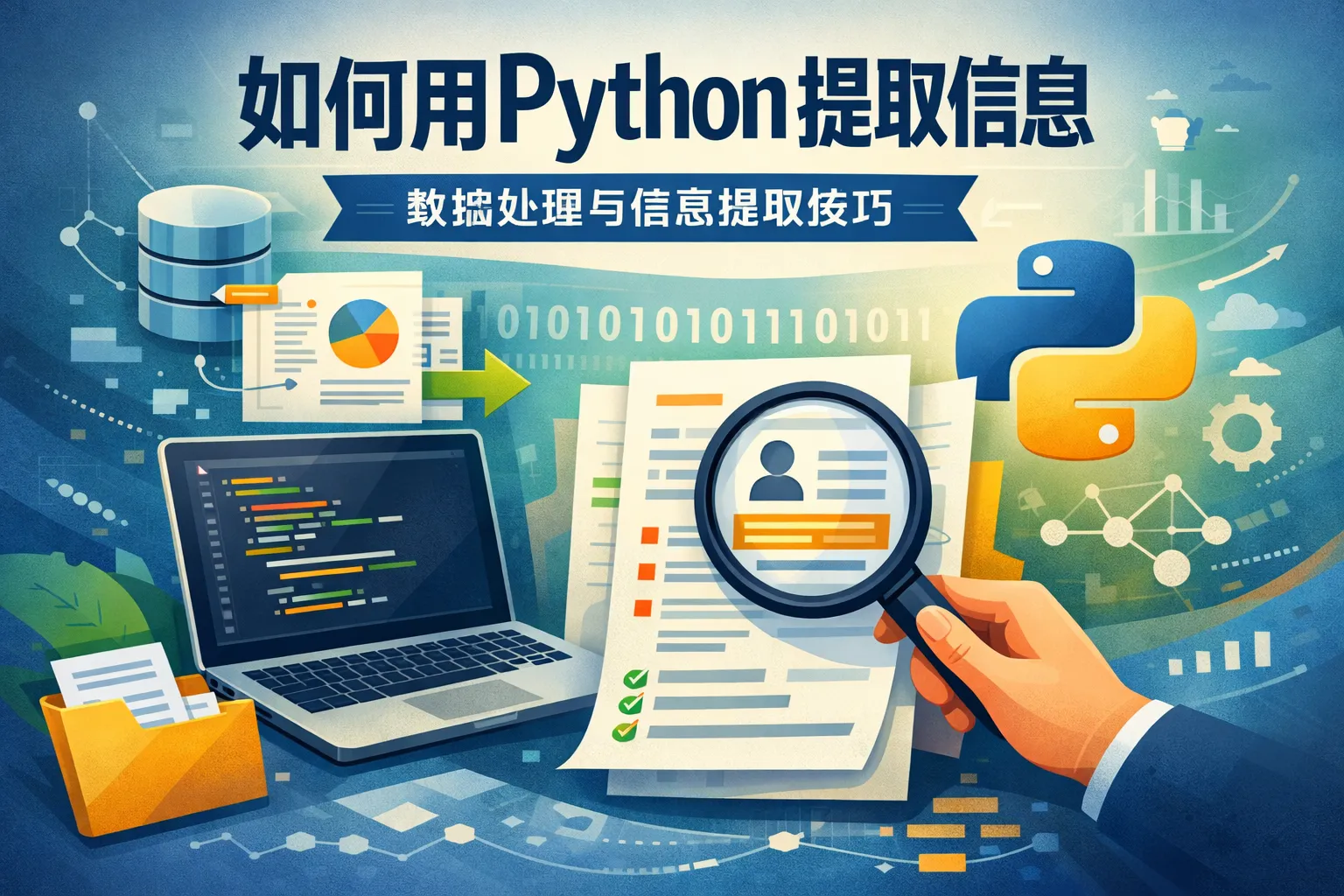 如何用python提取信息